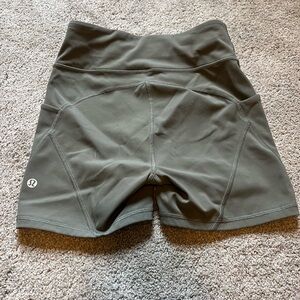 lululemon athletica Olive Green Women's Shorts